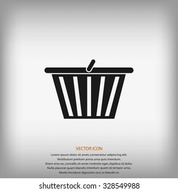 Shopping basket icon