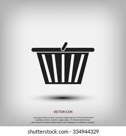 Shopping basket icon