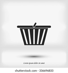 Shopping basket icon