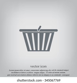 Shopping basket icon