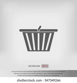 Shopping basket icon