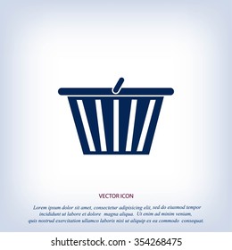 Shopping basket icon