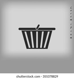 Shopping basket icon