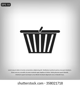 Shopping basket icon