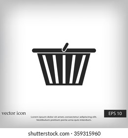 Shopping basket icon