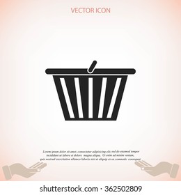 Shopping basket icon