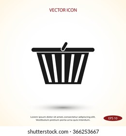Shopping basket icon