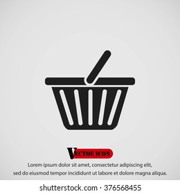 Shopping basket icon