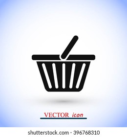 Shopping basket icon