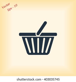 Shopping basket icon