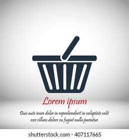 Shopping basket icon