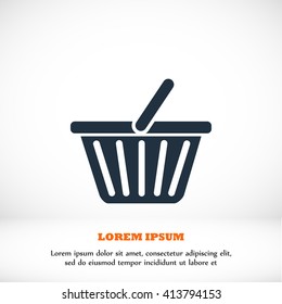 Shopping basket icon