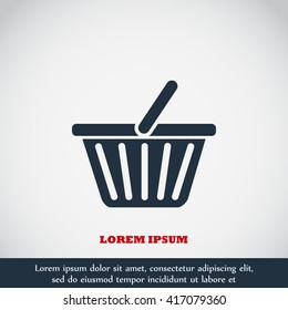 Shopping basket icon