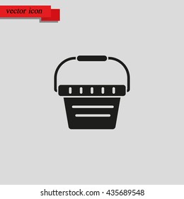 Shopping basket icon.