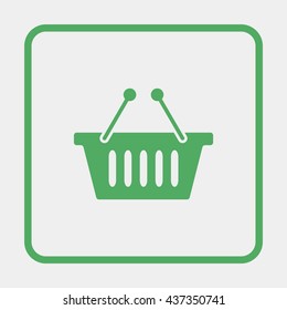 Shopping basket icon.