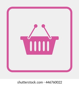 Shopping basket icon.