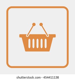 Shopping basket icon.
