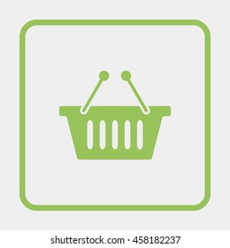 Shopping basket icon.