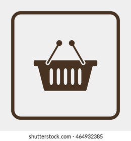 Shopping basket icon.
