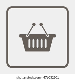 Shopping basket icon.