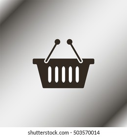 Shopping basket icon.