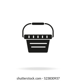 Shopping basket icon.