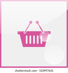 Shopping basket icon.