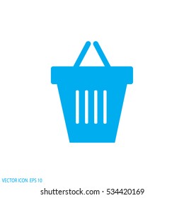Shopping basket icon.