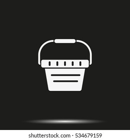 Shopping basket icon.