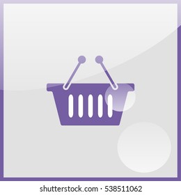 Shopping basket icon.