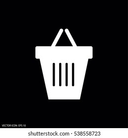 Shopping basket icon.