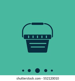 Shopping basket icon.