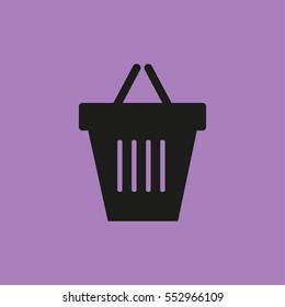 Shopping basket icon.
