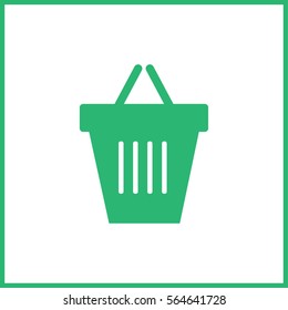 Shopping basket icon.