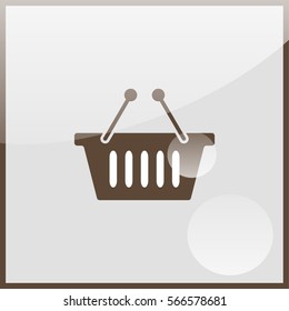 Shopping basket icon.