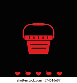 Shopping basket icon.
