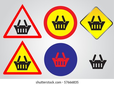 Shopping basket icon