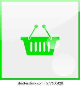 Shopping basket icon.