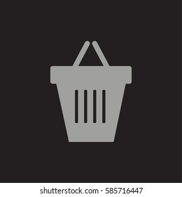 Shopping basket icon.