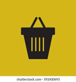 Shopping basket icon.