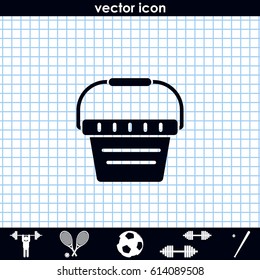 Shopping basket icon.