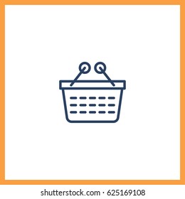 Shopping basket icon
