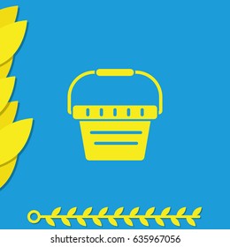 Shopping basket icon.