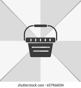 Shopping basket icon.