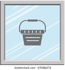 Shopping basket icon.
