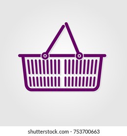 Shopping basket icon
