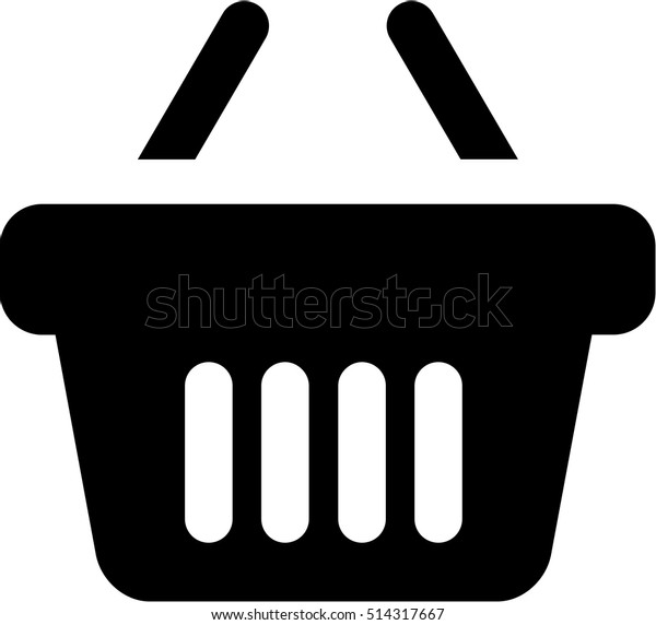 shopping basket icon stock vector royalty free 514317667 https www shutterstock com image vector shopping basket icon 514317667