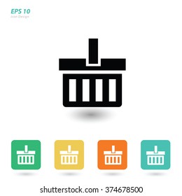 shopping basket icon and button