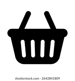 Shopping basket icon. Shopping cart icon.