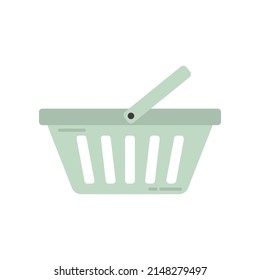 Red shopping basket icon 10eps Royalty Free Vector Image